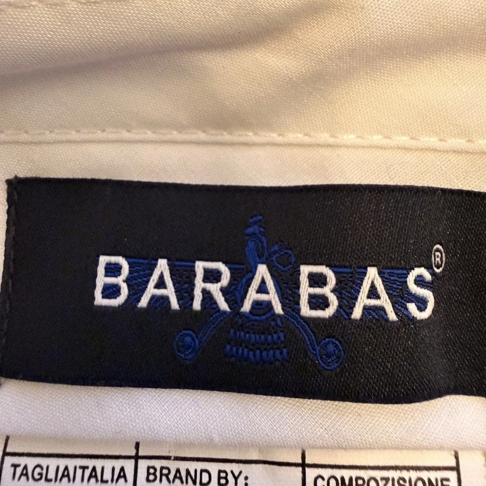 Barabas Suit Set Floral Jacquard Pink White Gold Mens 38R 32 Slim Fit BL3006-1#